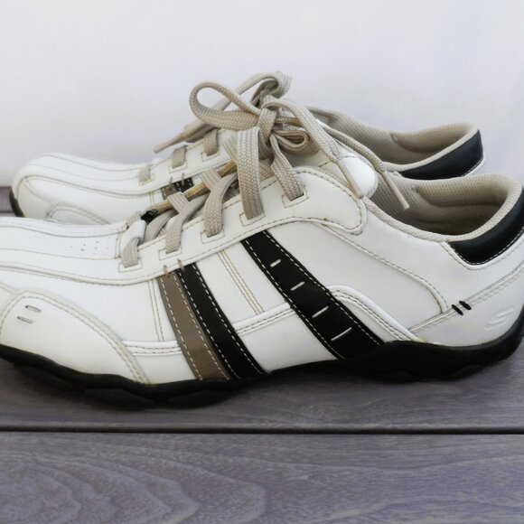 Skechers Other - Skechers - Mens Diameter Vassell 62607 White Casual Shoes Sneakers Size 11